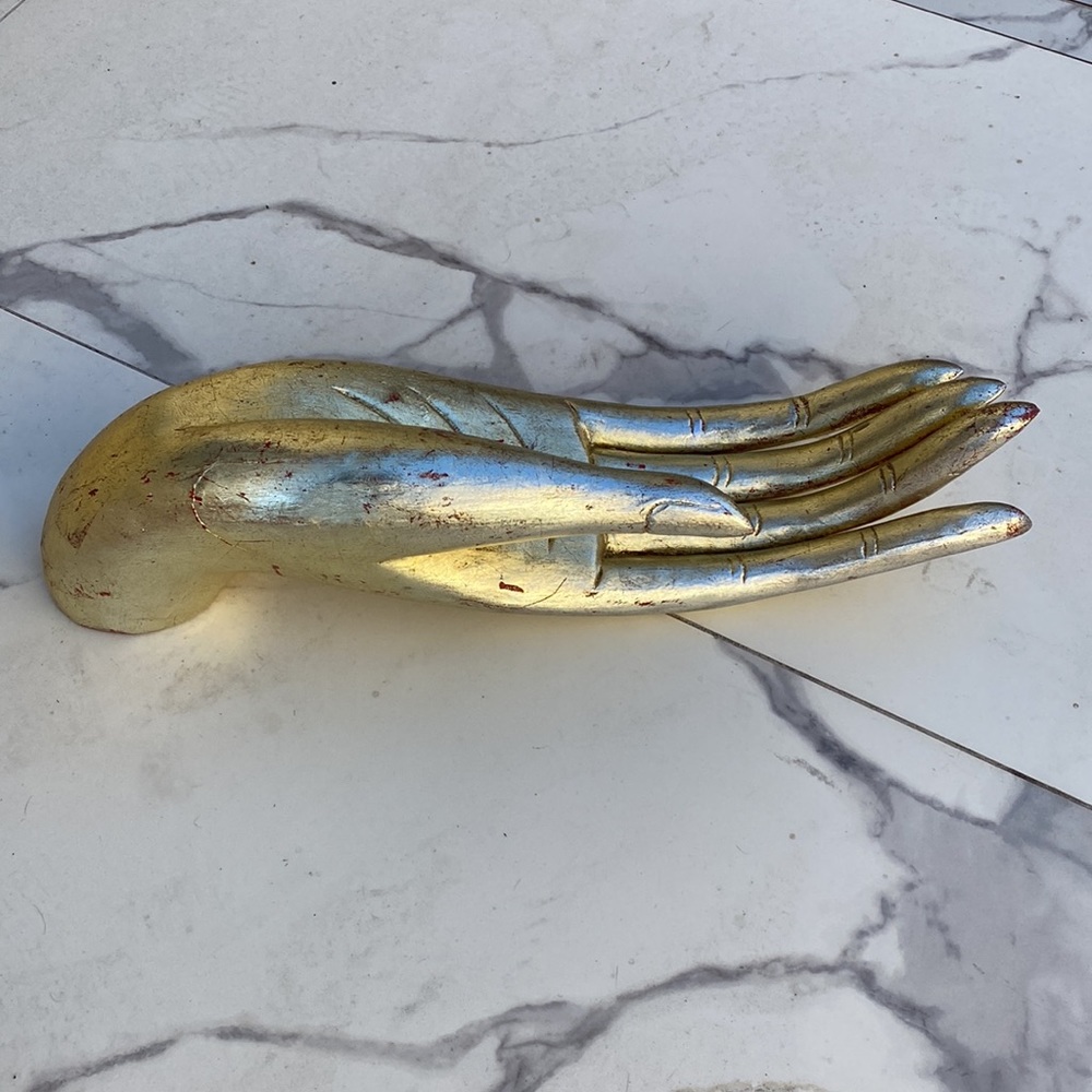 Unique prop golden wood hand. - Picture 8 of 11